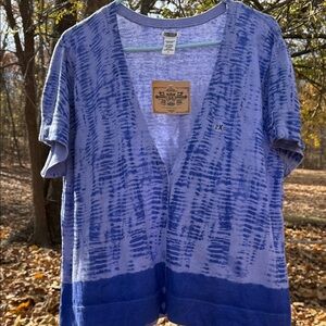 Route 66 Original Lavender Blue Knit Cardigan